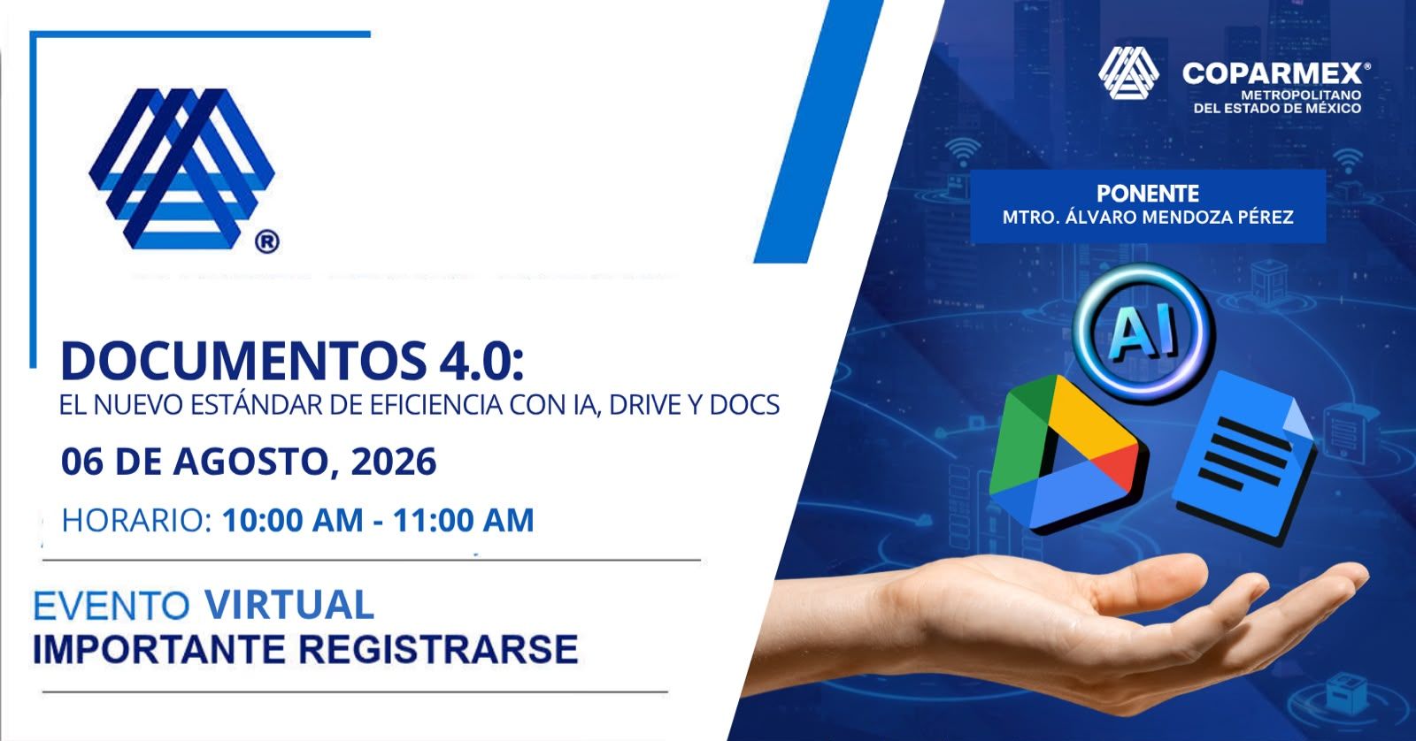 Documentos 4.0 el Nuevo Estandar de Eficiencia con IA, DRIVE Y DOCS